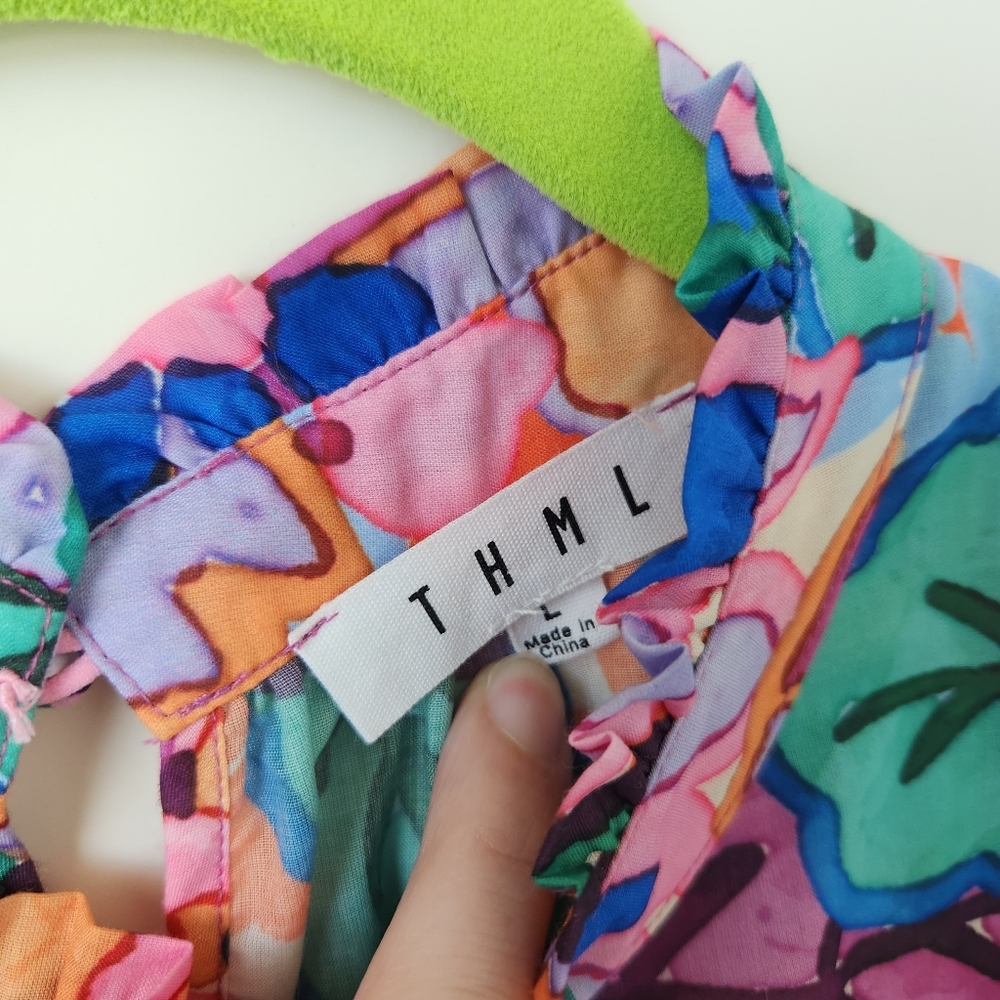 THML Colorful Floral Top - Picture 2 of 7